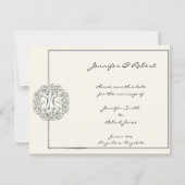 Keltischer Baum Save the Date (Vorderseite)