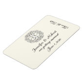 Keltischer Baum Save the Date Magnet (Linke Seite)