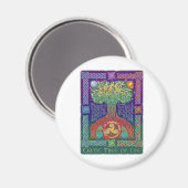 Keltischer Baum von LIfe Magnet (Vorderseite/Rückseite)