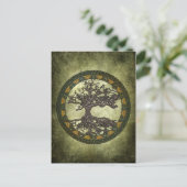 Keltischer Baum [Yggdrasil] Postkarte (Stehend Vorderseite)