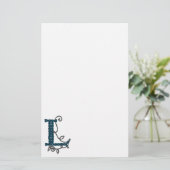 Keltischer Buchstabe L Briefpapier (Stehend Vorderseite)