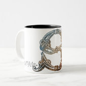 Keltischer Buchstabe S Kaffeetasse (Vorderseite Links)