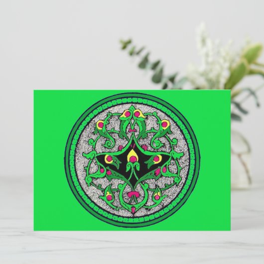 keltischer Cartouche (Stehend Vorderseite)