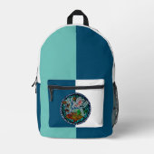 Keltischer Drache Bedruckter Rucksack (Vorderseite)