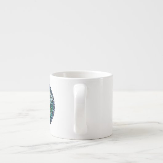 Keltischer Drache Espressotasse (Rückseite)