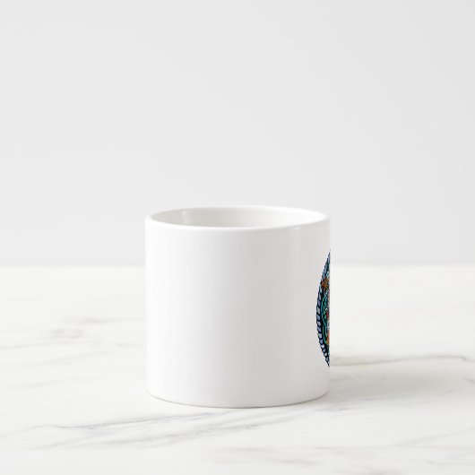 Keltischer Drache Espressotasse (Vorderseite)