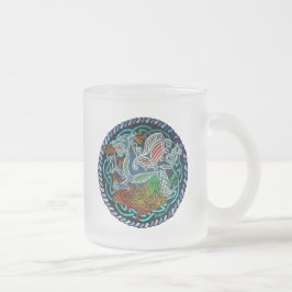 Keltischer Drache Mattglastasse