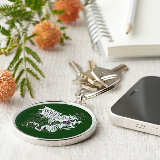 Keltischer Drache Schlüsselanhänger (Seite)