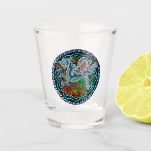 Keltischer Drache Schnapsglas
