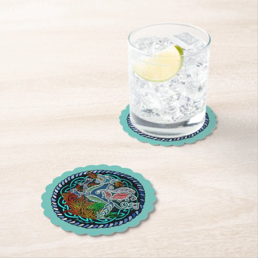 Keltischer Drache Untersetzer (Vor Ort)