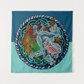 Keltischer Drache Wandteppich (Vorderseite (Horizontal))