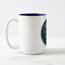 Keltischer Drache Zweifarbige Tasse