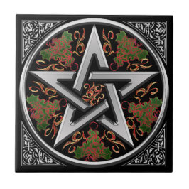 Keltischer DrachePentagram Fliese