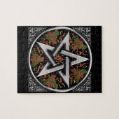 Keltischer DrachePentagram Puzzle (Horizontal)