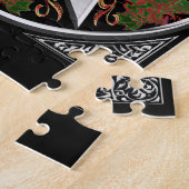 Keltischer DrachePentagram Puzzle (Seite)