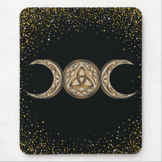 Keltischer Dreifacher Mond/Dreifache Göttin Mousepad