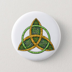 Keltischer Dreiheits-Knoten Button