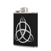 Keltischer Dreiheits-Knoten Flachmann (Links)