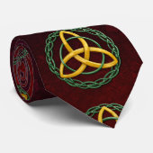 Keltischer Dreiheits-Knoten Krawatte (Gerollt)