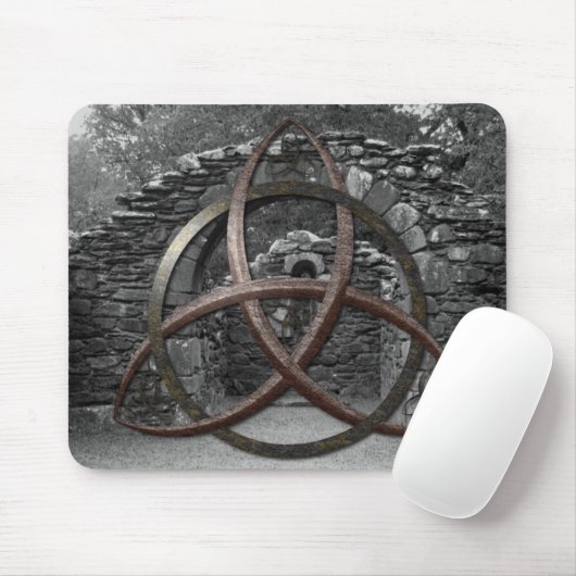 Keltischer Dreiheits-Knoten Mousepad (Mit Mouse)