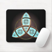 Keltischer Dreiheits-Knoten Mousepad (Mit Mouse)