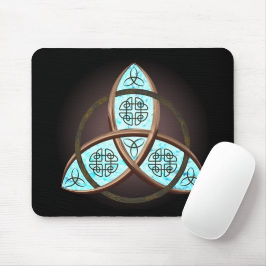 Keltischer Dreiheits-Knoten Mousepad (Mit Mouse)