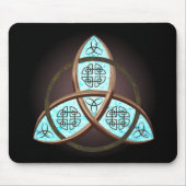 Keltischer Dreiheits-Knoten Mousepad (Vorne)
