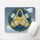 Keltischer Dreiheits-Knoten Mousepad (Mit Mouse)