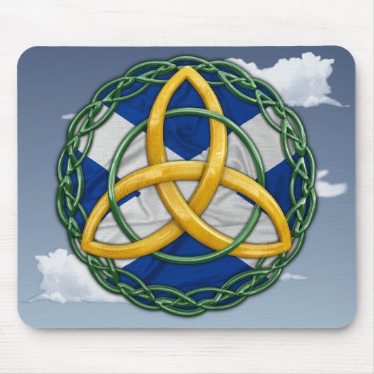 Keltischer Dreiheits-Knoten Mousepad (Vorne)