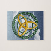 Keltischer Dreiheits-Knoten Puzzle (Horizontal)