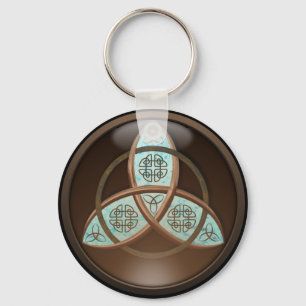 Keltischer Dreiheits-Knoten Schlüsselanhänger
