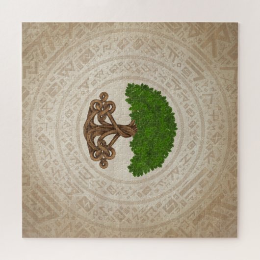 Keltischer Eichenbaum - Yggdrasil Puzzle (Horizontal)