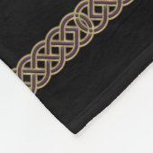 Keltischer FraktalMandala Fleecedecke (Ecke)