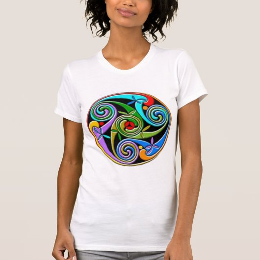 Keltischer gewundener T - Shirt (Vorderseite)