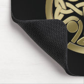 Keltischer Goldener Knoten Mousepad (Ecke)