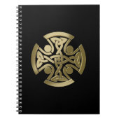 Keltischer Goldener Knoten Notizblock (Vorderseite)