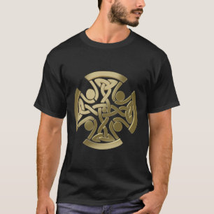 Keltischer Goldener Knoten T-Shirt
