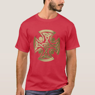 Keltischer Goldener Knoten T-Shirt