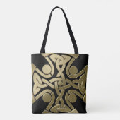 Keltischer Goldener Knoten Tasche (Rückseite)