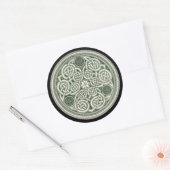 Keltischer Heiliger Knoten, Der ewige keltische Kn Runder Aufkleber (Umschlag)