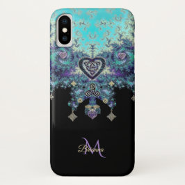 Keltischer Herz Triskele Fraktal Design iPhone X Case-Mate iPhone Hülle