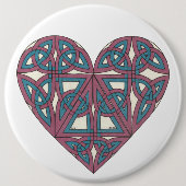 Keltischer Herzknopf Button (Vorderseite)