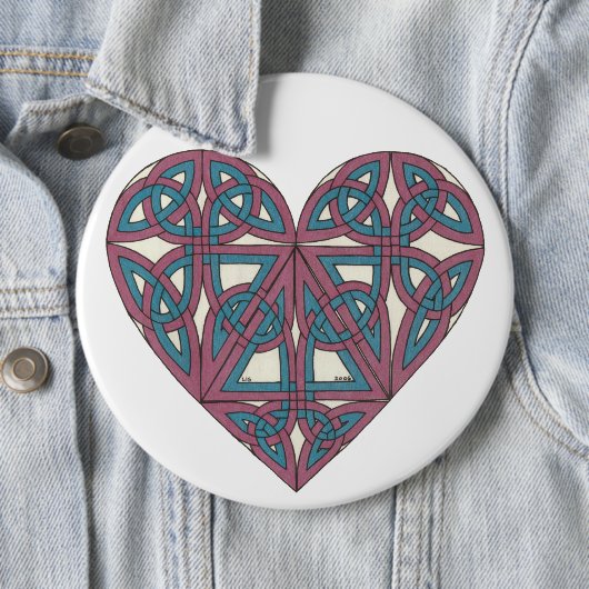Keltischer Herzknopf Button (Beispiel)