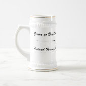 Keltischer Hundestein Bierglas (Links)