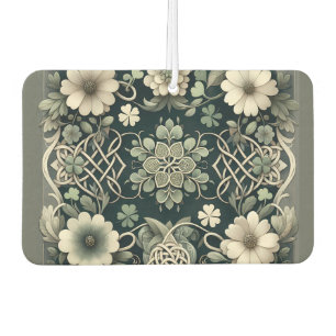 Keltischer Kleeblatt-Blumen-Charm Autolufterfrischer