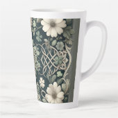 Keltischer Kleeblatt-Blumen-Charm Milchtasse (Rechts)