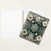 Keltischer Kleeblatt-Blumen-Charm Planer (Anzeige)