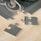 Keltischer Kleeblatt-Blumen-Charm Puzzle (Seite)