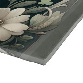 Keltischer Kleeblatt-Blumen-Charm Schneidebrett (Ecke)
