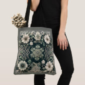 Keltischer Kleeblatt-Blumenanhänger Tasche (Von Nahem)